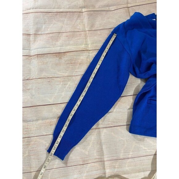 DVCA Dunbar Vocational Career Academy Blue Button Front Cardigan Mens - XL - Picture 12 of 14